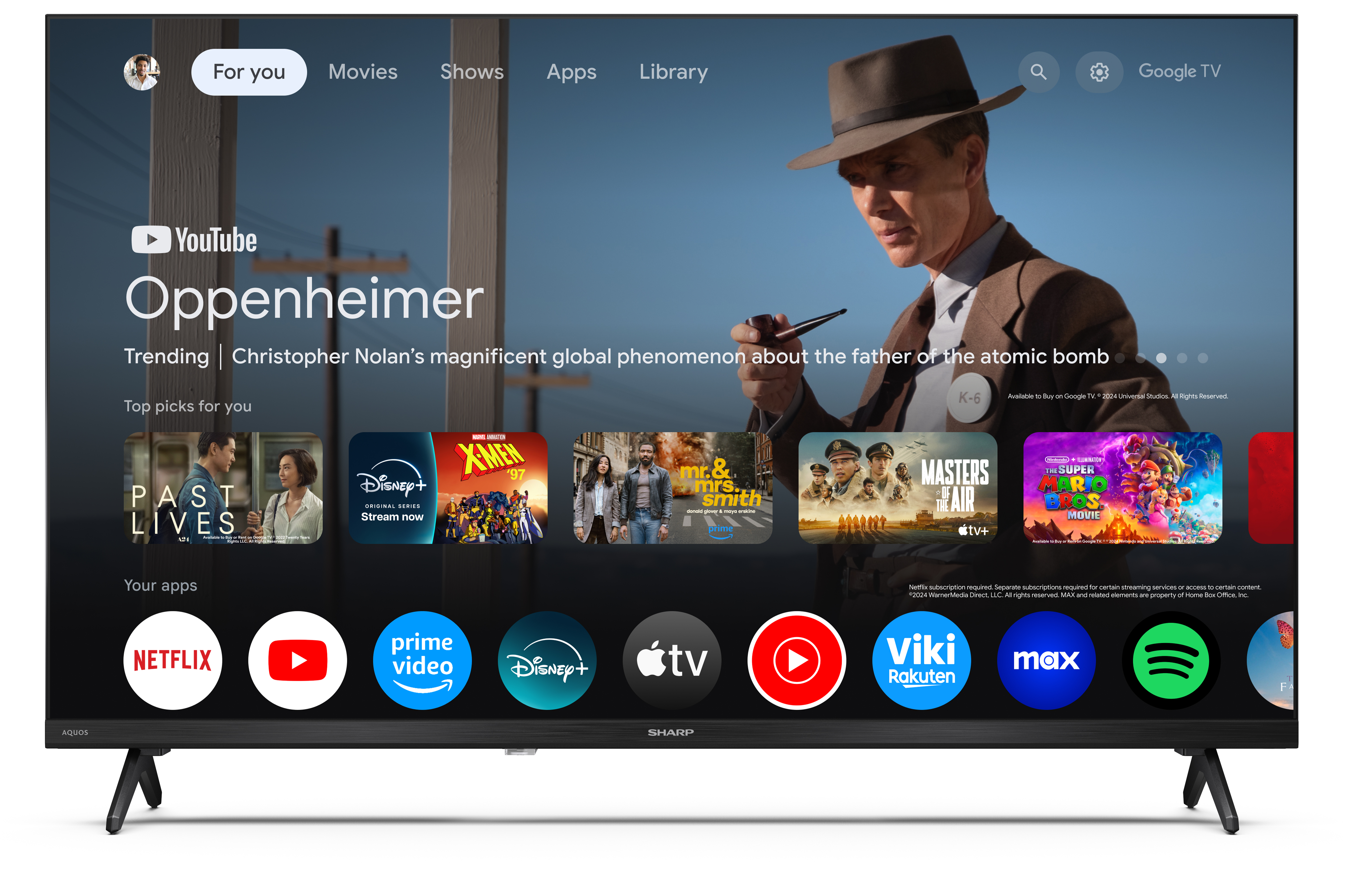 Sharp 32HF3265E HD Ready Smart QLED TV, 32", 81.28 cm 