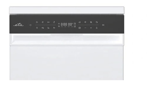 Eta 338290000B mosogatógép, 10 teriték, automatikus ajtónyitás, 3 kosár, 44.8x60x84.5 cm
