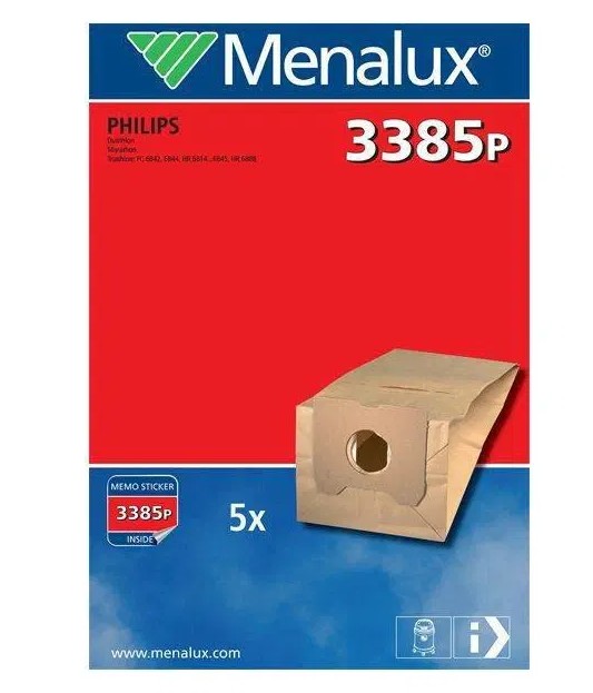 Menalux 3385P 5 db-os papír porzsák szett 