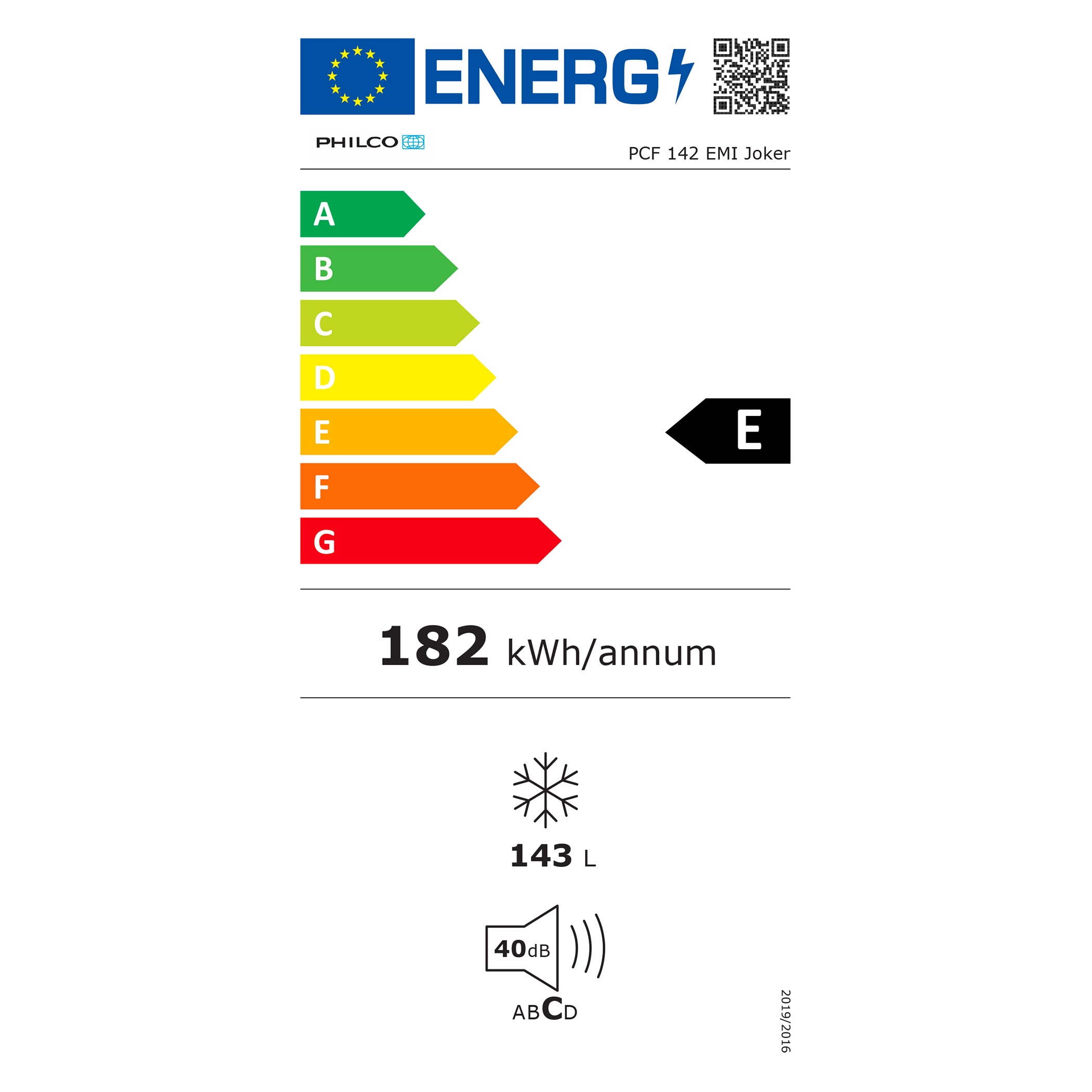Philco PCF 142 EMI Joker fagyasztóláda, 143L, inverter motor, 60x56x85 cm