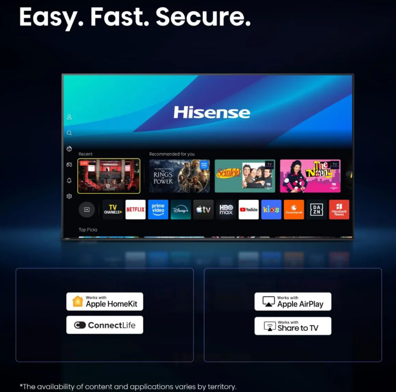 Hisense 40A4S 40", 101.6 cm FHD Smart LED TV 