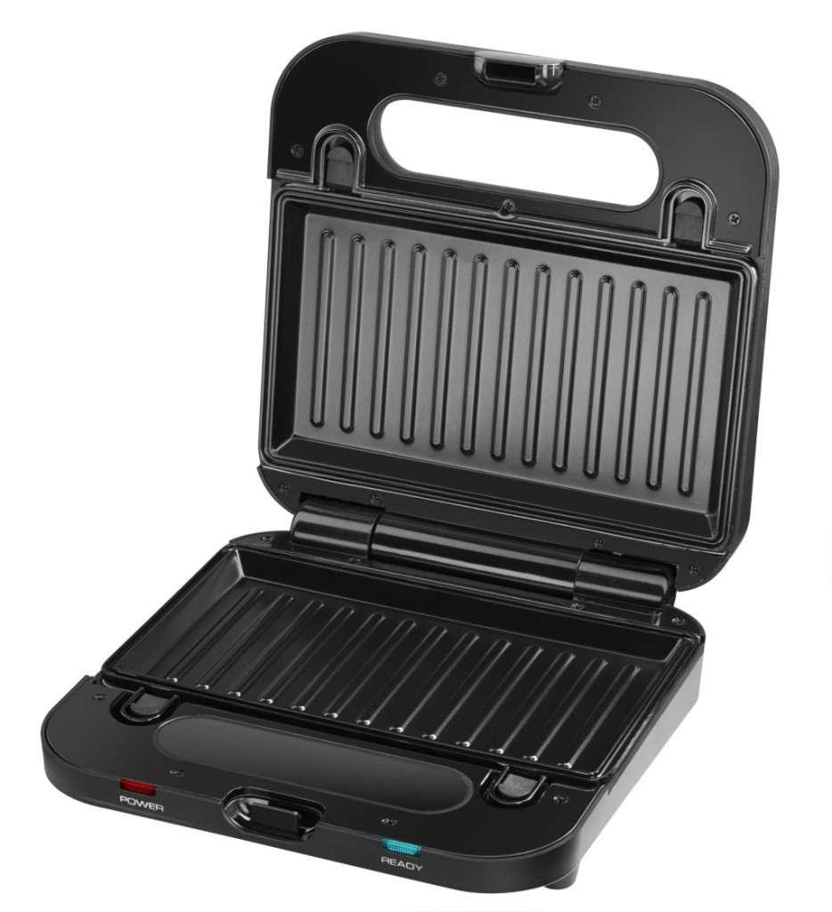 Amica SMK 4011 3:1 szendvicssütő, szendvics, grill, gofri 750W, fekete szín 