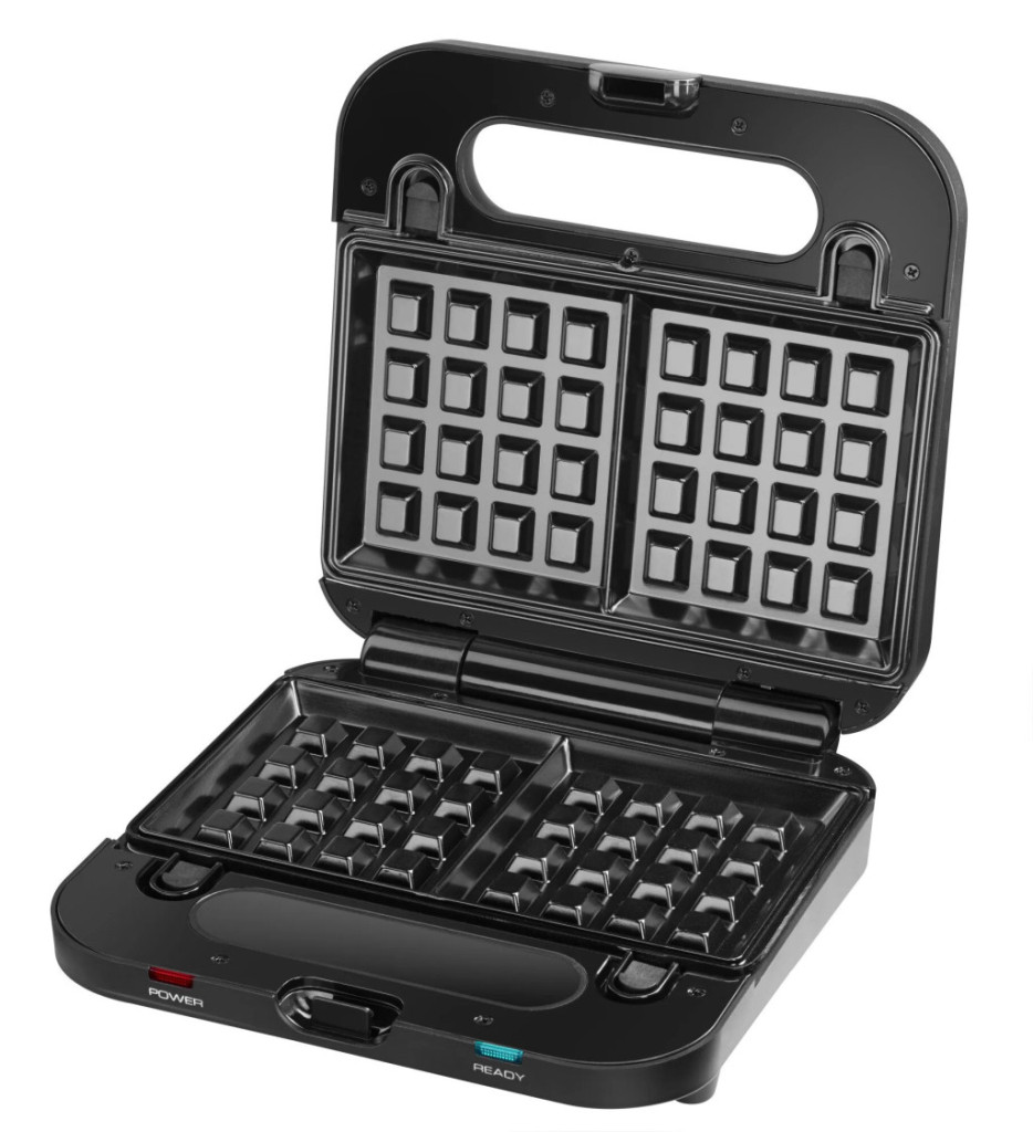 Amica SMK 4011 3:1 szendvicssütő, szendvics, grill, gofri 750W, fekete szín 