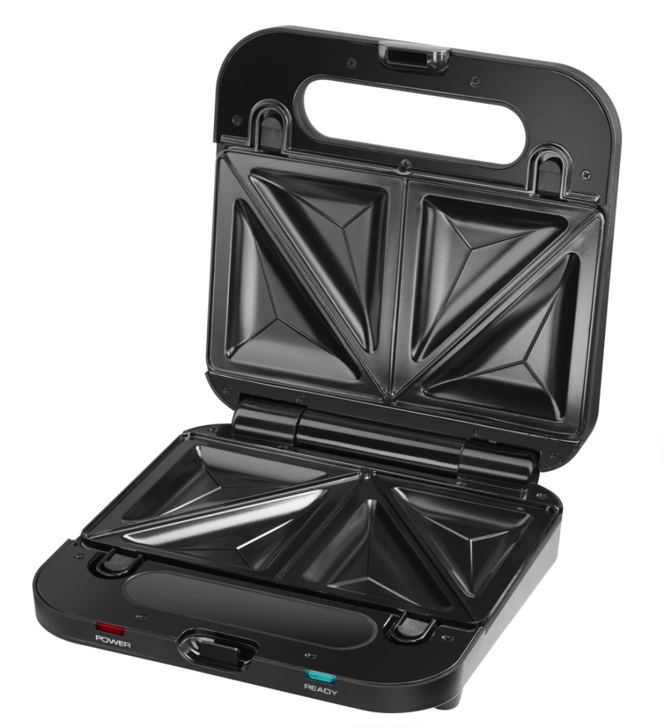 Amica SMK 4011 3:1 szendvicssütő, szendvics, grill, gofri 750W, fekete szín 