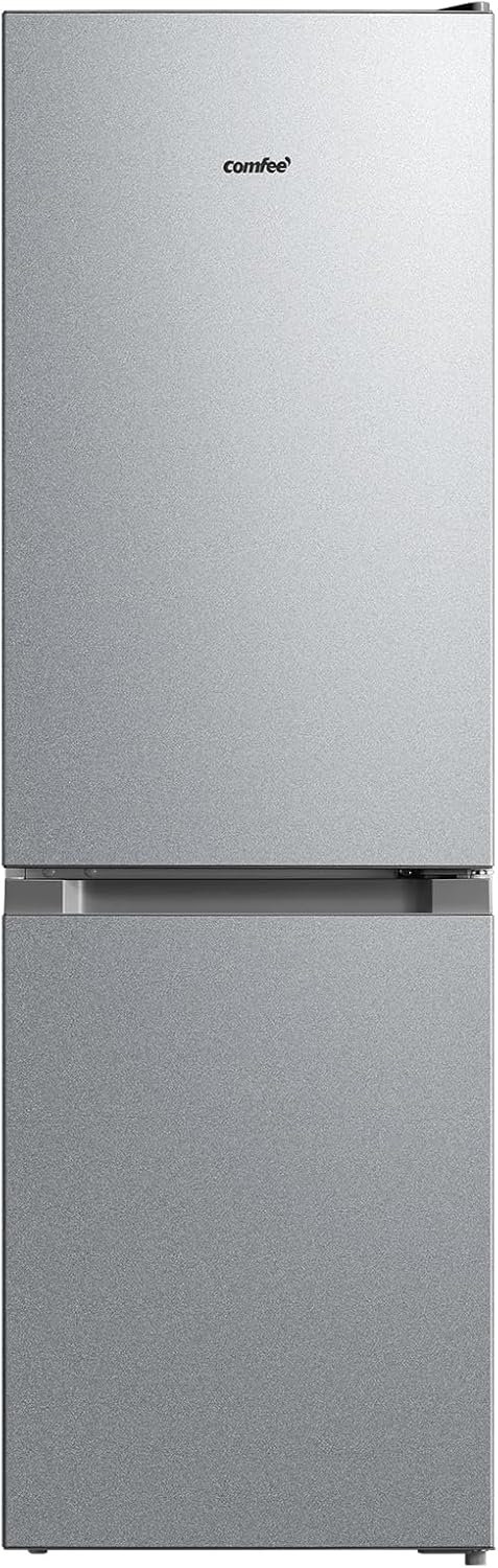 Comfee RCB169DS2(E) alulfagyasztós kombinált hűtőszekrény, 115/59L, 47x51.1x150 cm, inox 