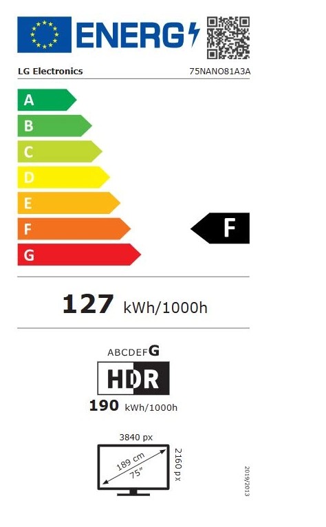 LG 75NANO81A3A 4K UHD AI NanoCell Smart LED TV, 75", 190.5 cm 