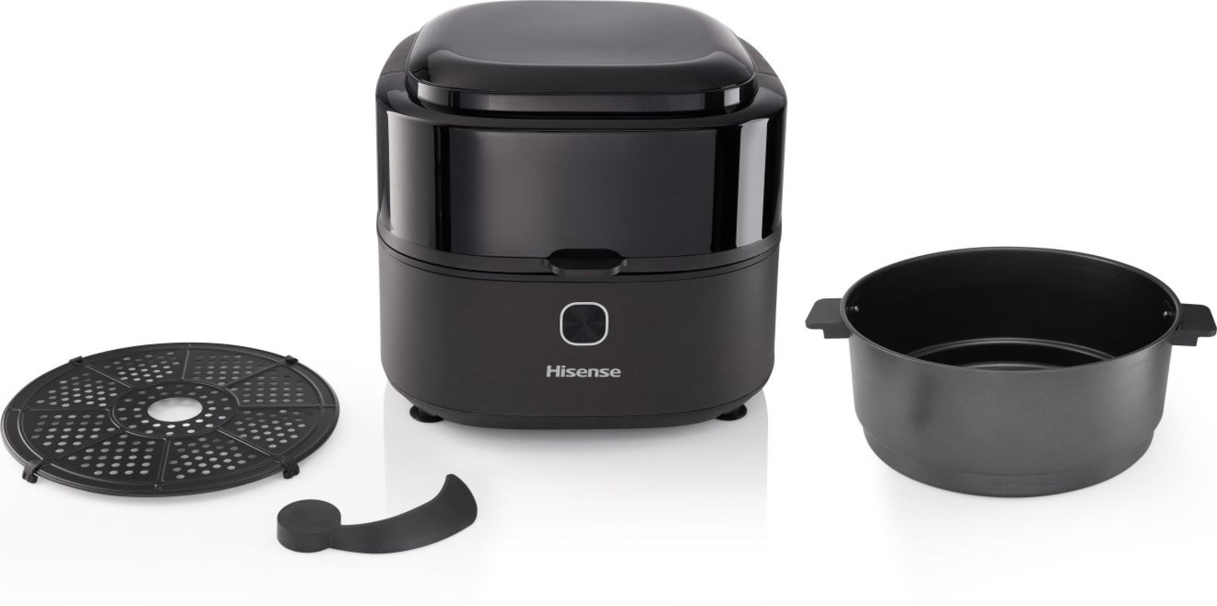 Hisense HAF1350DR forrólevegős sütő, Air Fryer, 6.7L, 1350W, antracit szín 