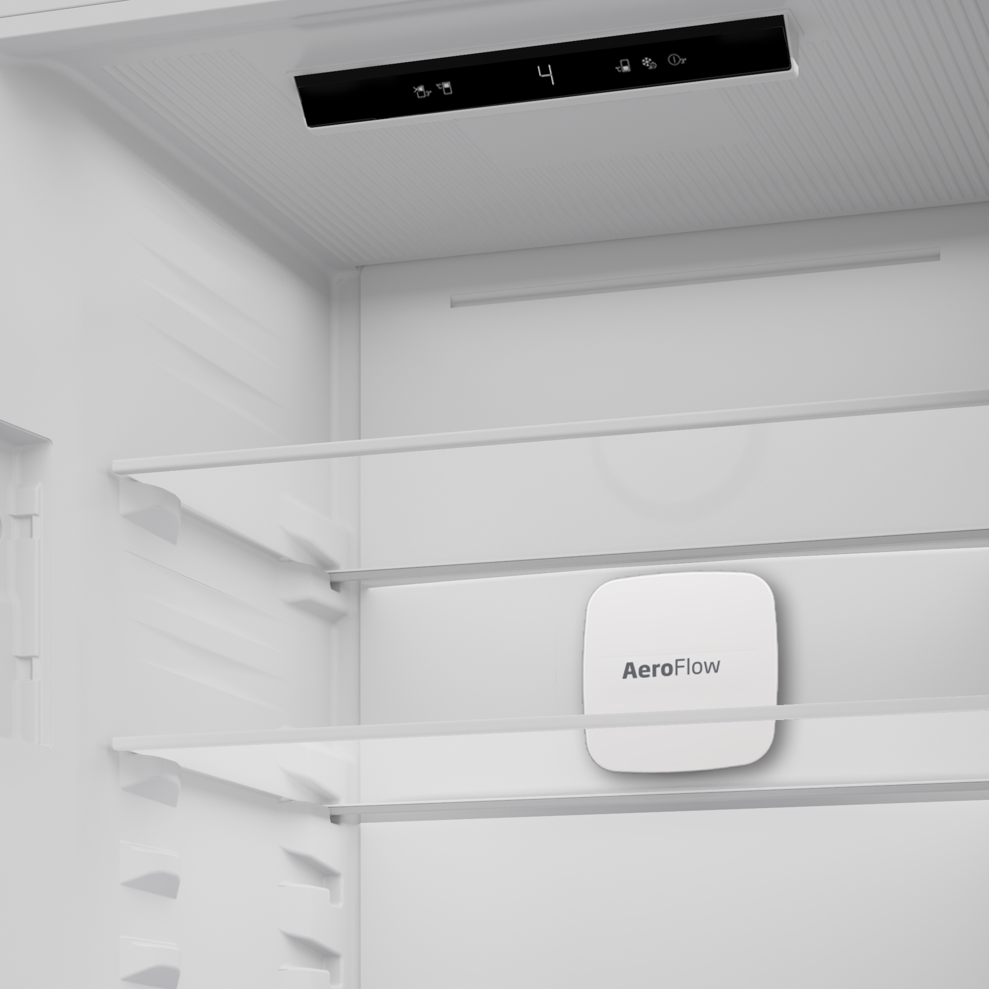 Beko B3BCNA294HS No Frost beépíthető alulfagyasztós kombinált hűtőszekrény, 194/76L, 54x55x177.5 cm