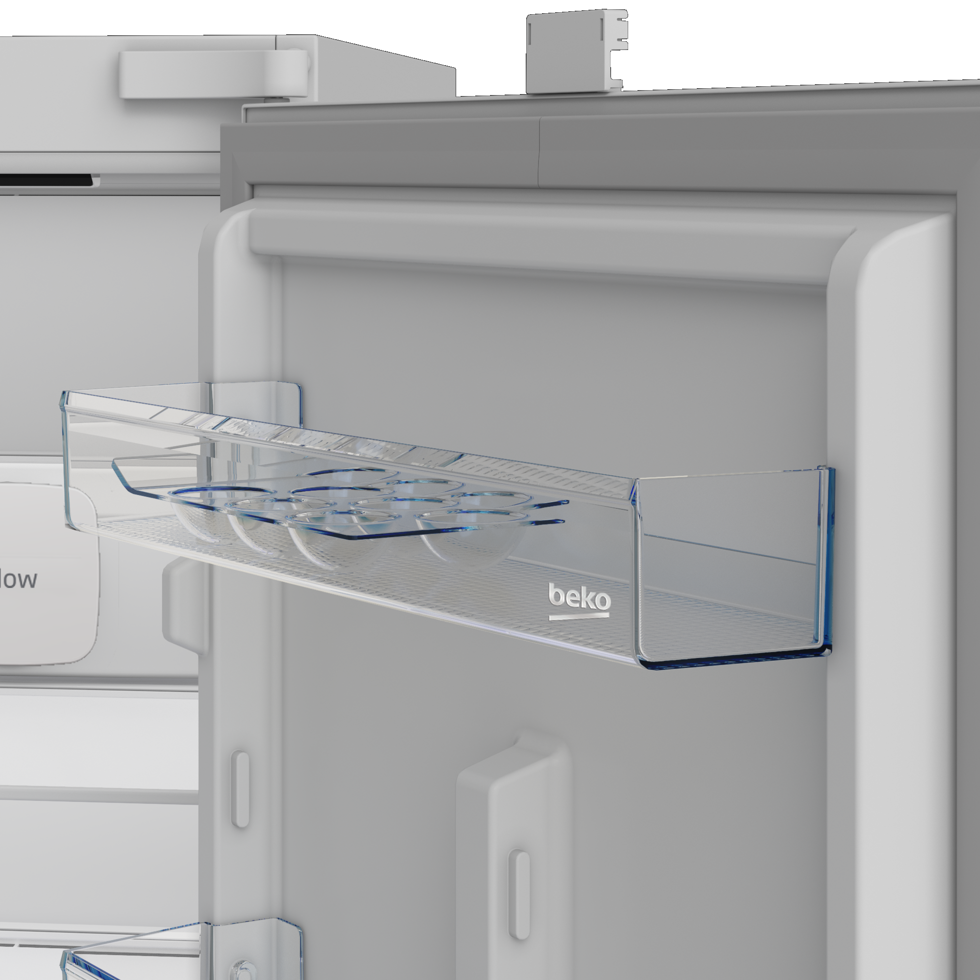 Beko B3BCNA294HS No Frost beépíthető alulfagyasztós kombinált hűtőszekrény, 194/76L, 54x55x177.5 cm