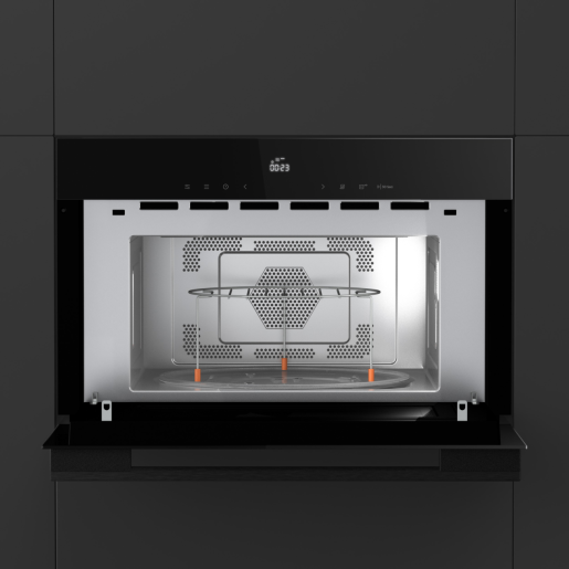 Hisense BIM334G64DBG8 beépíthető mikrohullámú sütő, 900W, 34L, 59.4x45.6x38.2 cm, fekete szín 