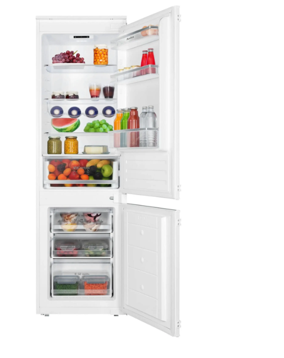Amica BK3265.4UiAA beépíthető kombinált alulfagyasztós hűtőszekrény, inverter motor, 195/75L, 54x55x176.9 cm 