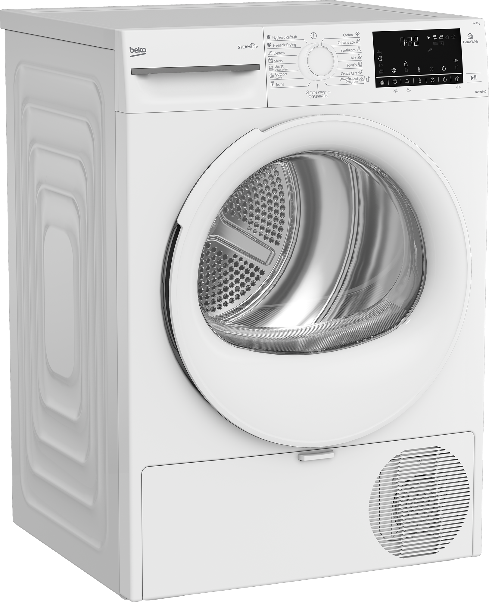 Beko BM5T48269WEE hőszivattyús szárítógép, 8 kg, Wifi, 59.8x60.7x84.6 cm