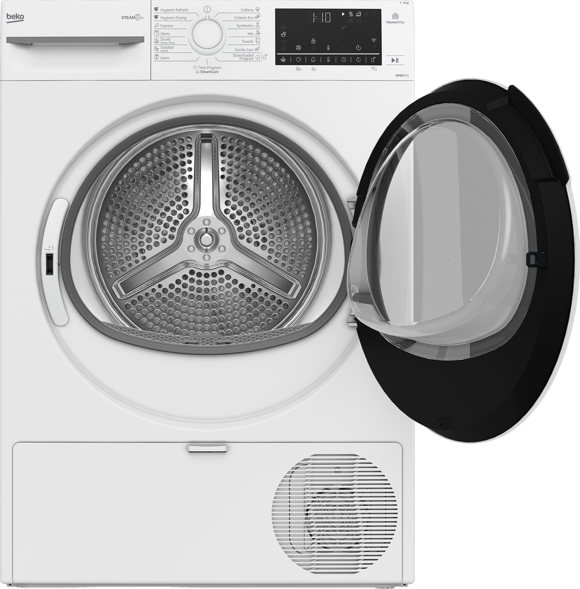 Beko BM5T48269WEE hőszivattyús szárítógép, 8 kg, Wifi, 59.8x60.7x84.6 cm