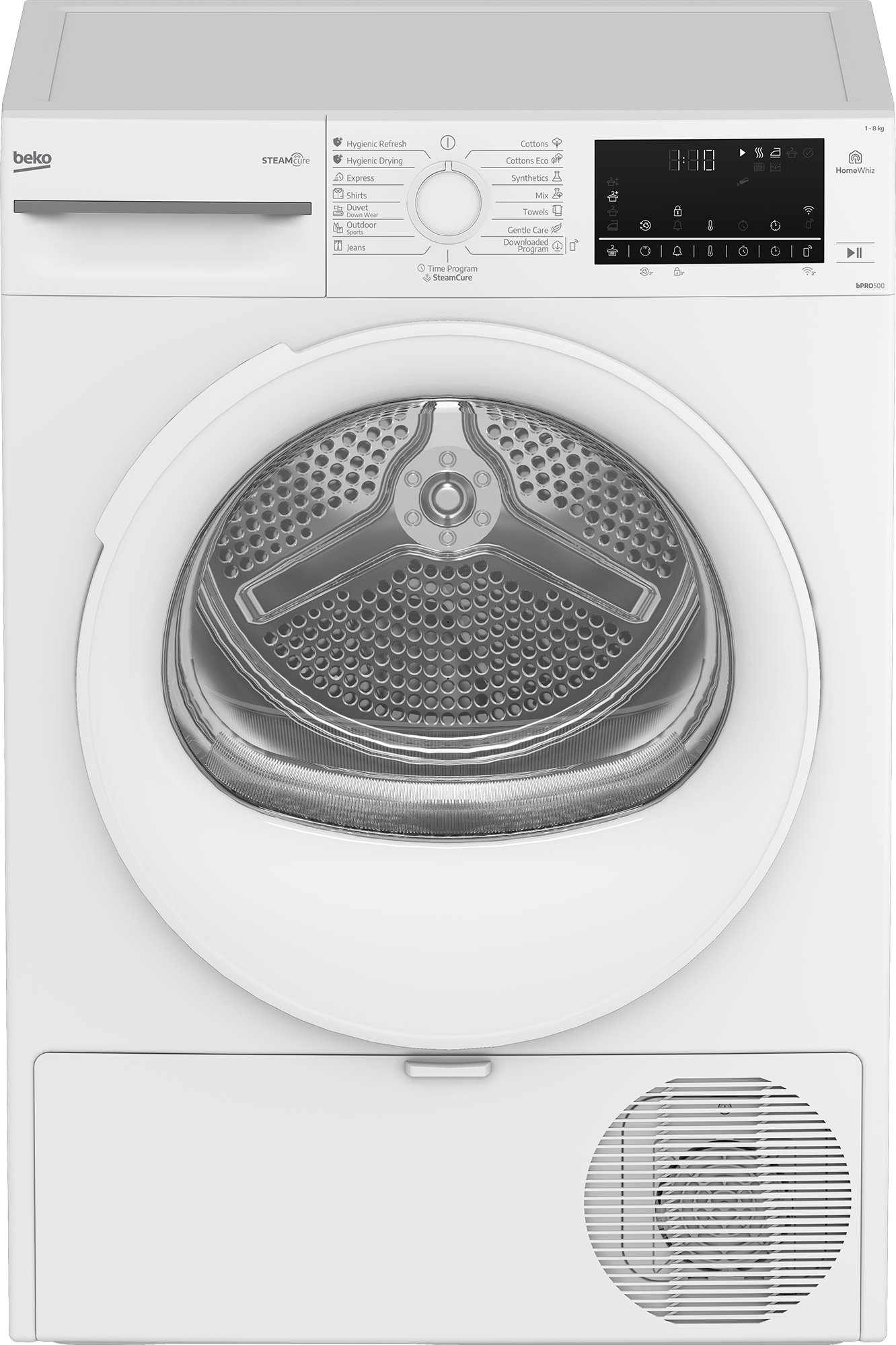 Beko BM5T48269WEE hőszivattyús szárítógép, 8 kg, Wifi, 59.8x60.7x84.6 cm