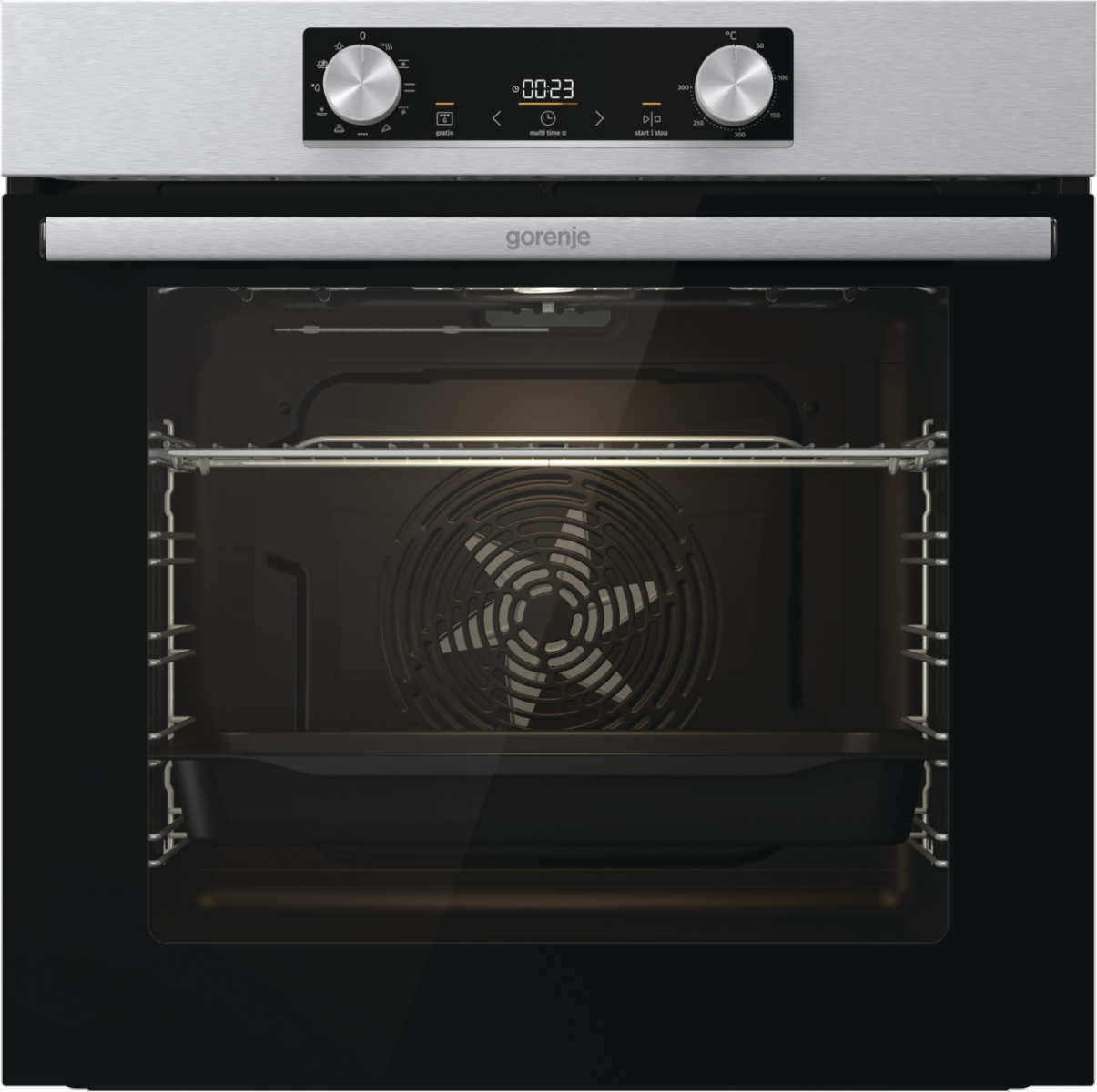 Gorenje BO6735E02XK0 beépíthető sütő, 77L, 59.5x56.4x59.5 cm, inox szín 