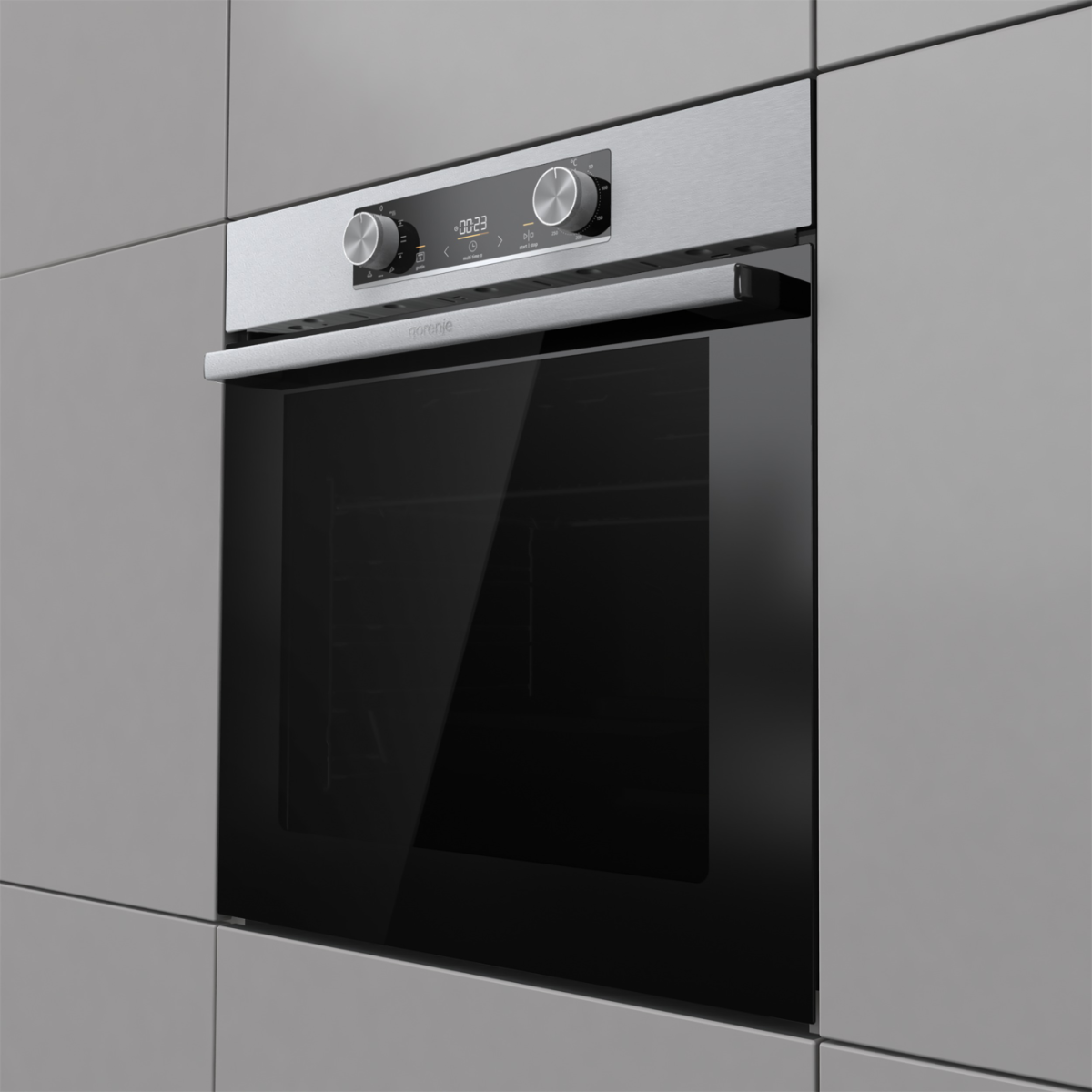 Gorenje BO6735E02XK0 beépíthető sütő, 77L, 59.5x56.4x59.5 cm, inox szín 