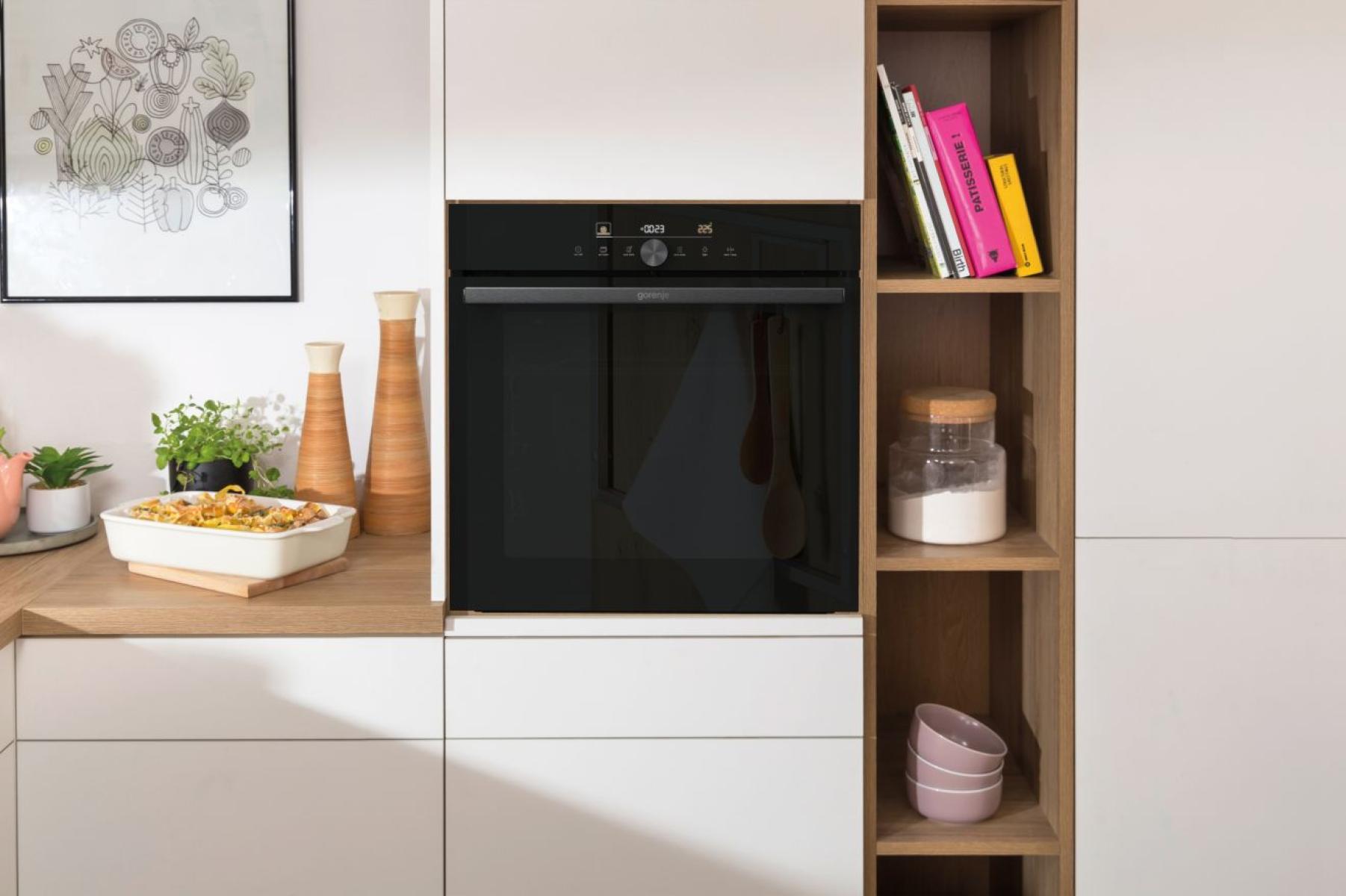 Gorenje BOS6747A05DG beépíthető sütő, 77L, 59.5x56.4x59.5 cm, fekete szín 