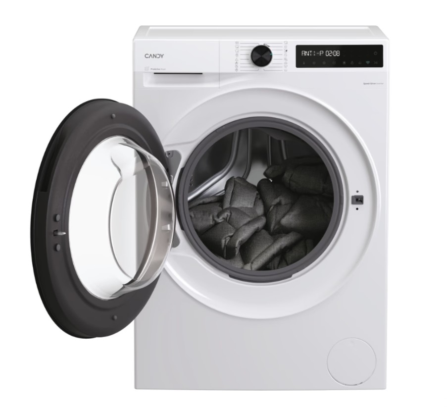 Candy BR 410BL8-S elöltöltős mosógép, 10 kg, inverter motor, gőz, Wifi, 59.5x57.9x85 cm
