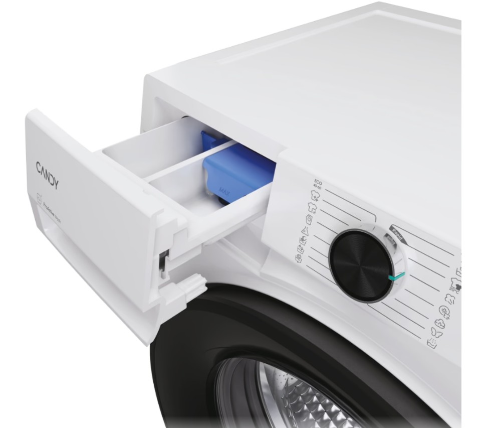 Candy BR 410BL8-S elöltöltős mosógép, 10 kg, inverter motor, gőz, Wifi, 59.5x57.9x85 cm