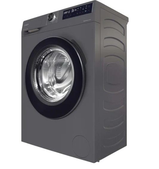 Candy BR 26SSB6G-S elöltöltős mosógép, 6 kg, gőz, Wifi, inverter motor, 59.5x42x85 cm, antracit szín 