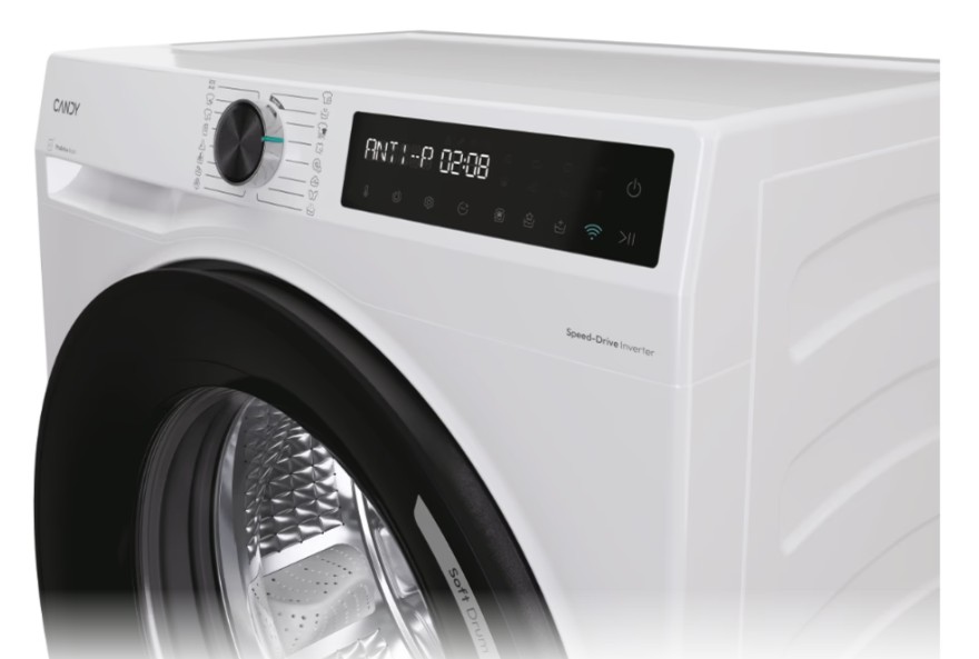 Candy BR 413BL8-S elöltöltős mosógép, 13 kg, inverter motor, 59.5x68.1x85 cm 