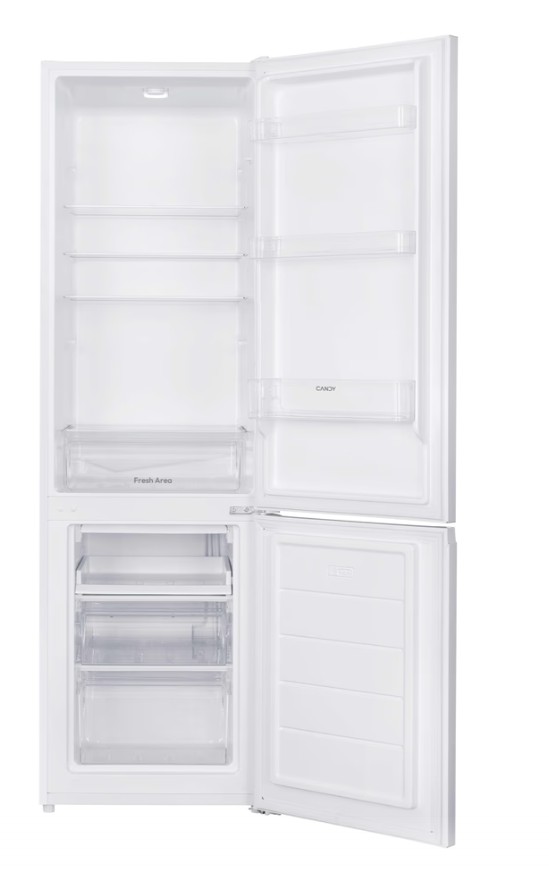 Candy CCH1S518EW alulfagyasztós kombinált hűtőszekrény, Wifi, 191/71L, 55x56x180 cm