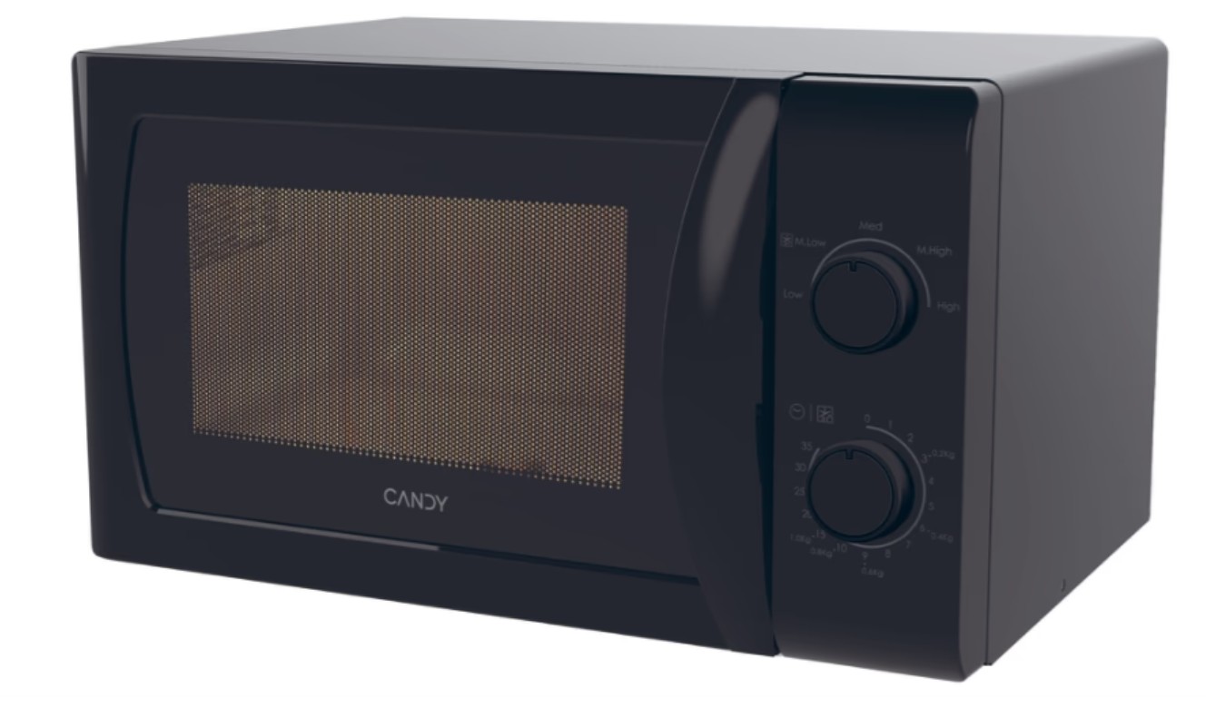 Candy CMW20SMB mikrohullámú sütő, 700W, 20L, fekete szín 