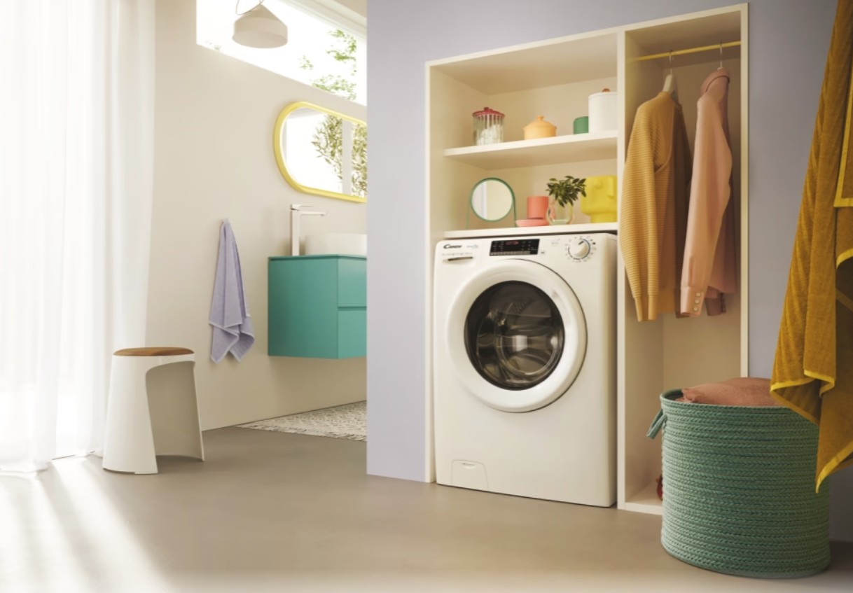 Candy CSO286TWM6/1-S elöltöltős mosógép, 8 kg, inverter, Wifi, 60x54x85 cm