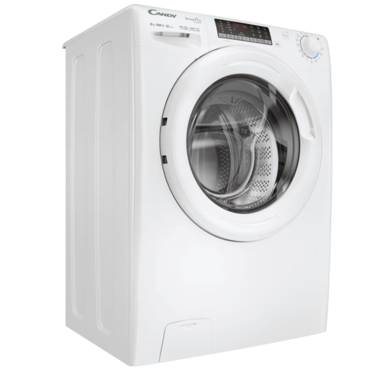 Candy CSO286TWM6/1-S elöltöltős mosógép, 8 kg, inverter, Wifi, 60x54x85 cm