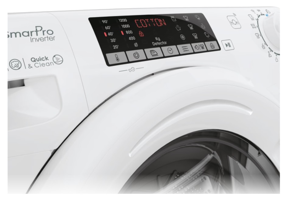 Candy CSO286TWM6/1-S elöltöltős mosógép, 8 kg, inverter, Wifi, 60x54x85 cm