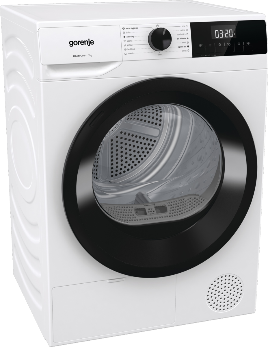 Gorenje D2HNE7D hőszivattyús szárítógép, 7 kg, 59.5x51x84.5 cm