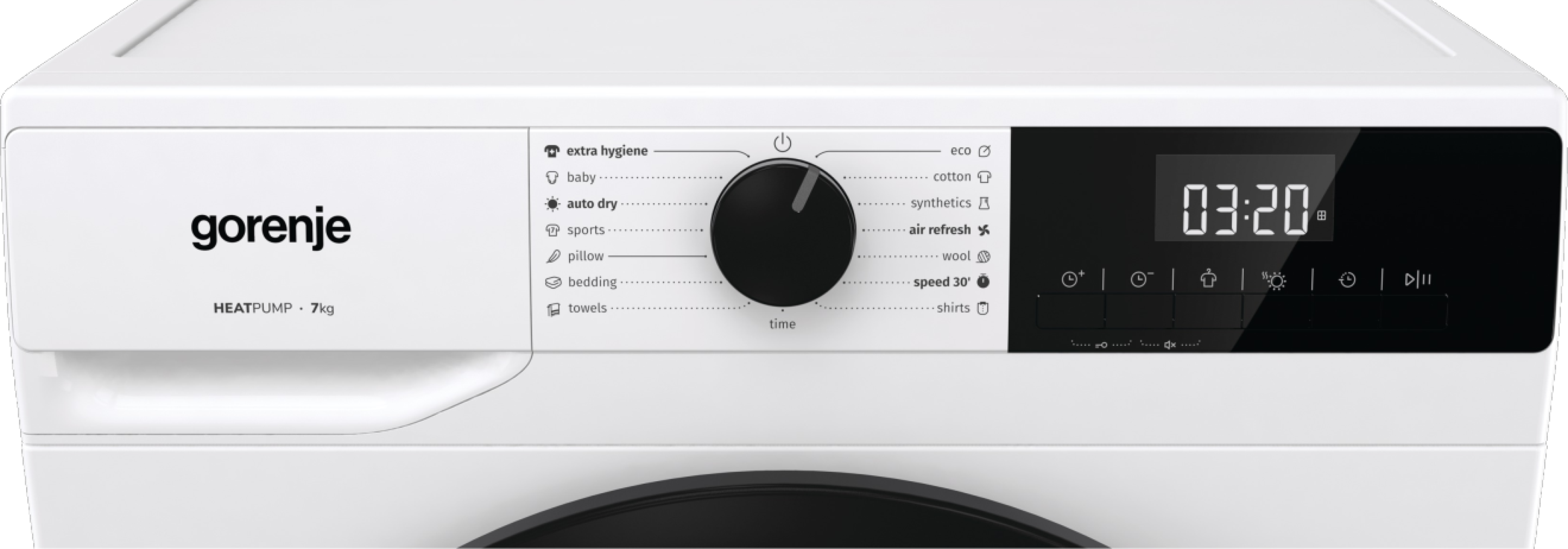 Gorenje D2HNE7D hőszivattyús szárítógép, 7 kg, 59.5x51x84.5 cm