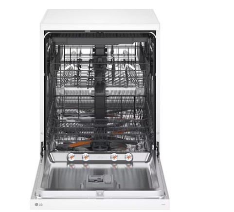 LG DF273FWS mosogatógép, 14 teríték, inverter motor, Wifi, automatikus ajtónyitás, 3 kosár, 60x60x85 cm