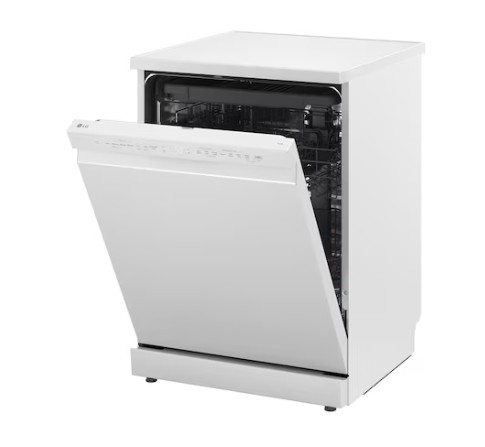 LG DF273FWS mosogatógép, 14 teríték, inverter motor, Wifi, automatikus ajtónyitás, 3 kosár, 60x60x85 cm