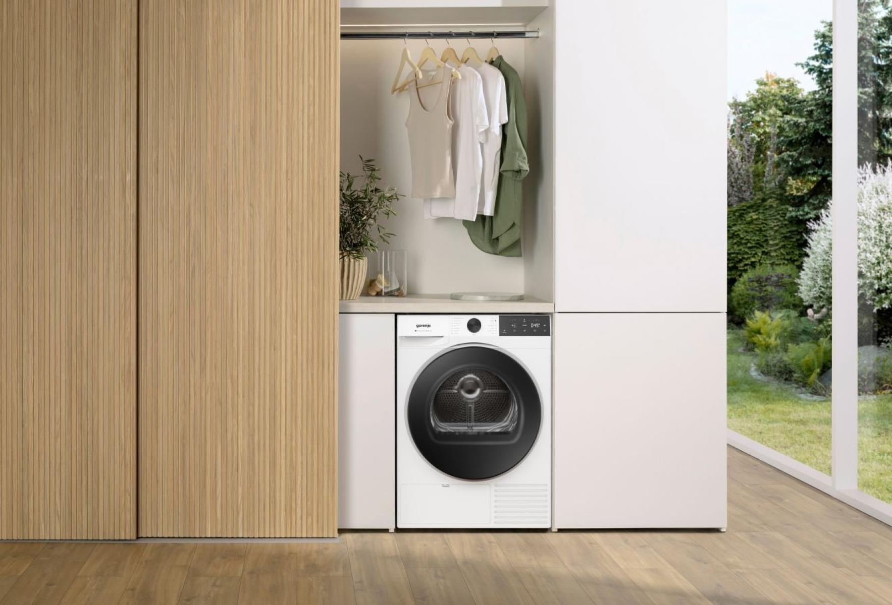 Gorenje DG41DP hőszivattyús szárítógép, 10 kg, Wifi, inverter motor, 60x62.5x85 cm