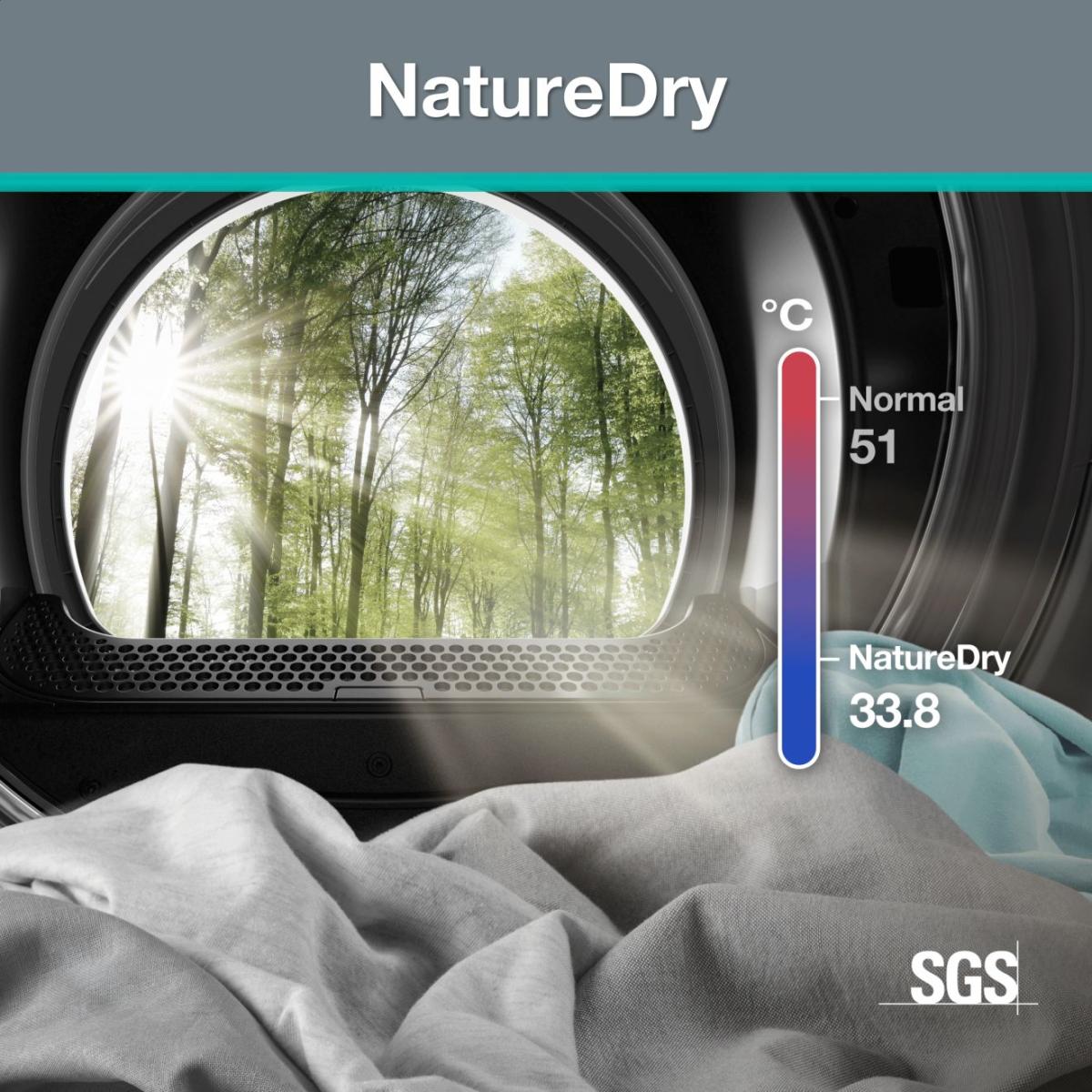 Gorenje DG41DP hőszivattyús szárítógép, 10 kg, Wifi, inverter motor, 60x62.5x85 cm