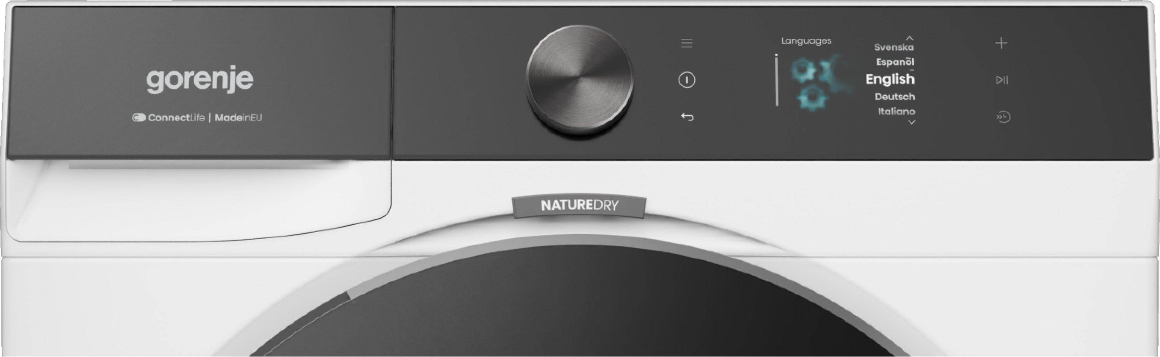 Gorenje DG89CPS hőszivattyús szárítógép, 9 kg, Wifi, gőz, inverter motor, 60x62.5x85 cm