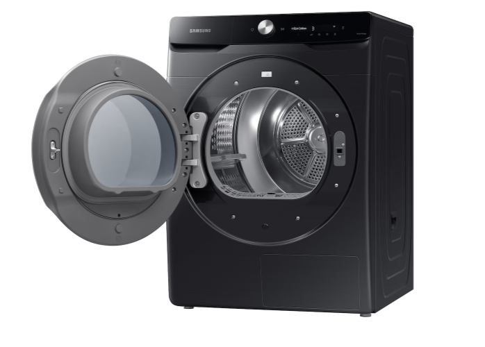 Samsung DV16DG8600BVU4 hőszivattyús szárítógép, 16 kg, inverter motor, 68.6x84.4x98.4 cm, fekete szín 