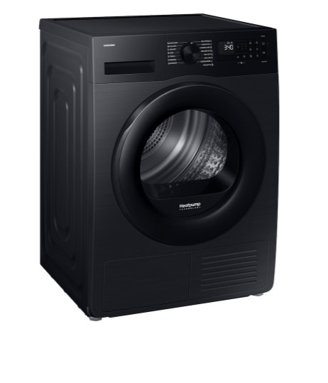 Samsung DV90DG52A0ABLE hőszivattyús szárítógép, 9 kg, Wifi, inverter motor, 60x65x85 cm, fekete szín 