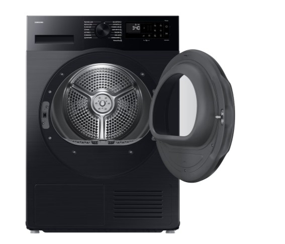 Samsung DV90DG52A0ABLE hőszivattyús szárítógép, 9 kg, Wifi, inverter motor, 60x65x85 cm, fekete szín 