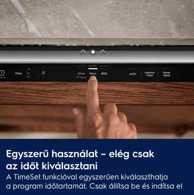 Electrolux E52LC200S teljesen beépíthető mosogatógép, 14 teríték, 3 kosár, automatikus ajtónyitás, inverter motor, 59.6x55x81.8 cm