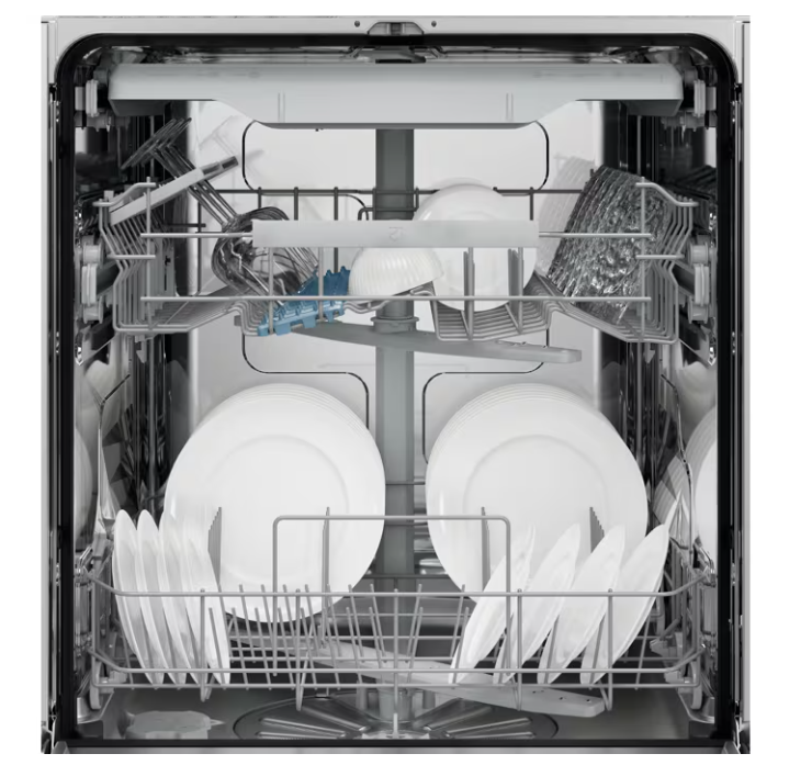 Electrolux E52LC200S teljesen beépíthető mosogatógép, 14 teríték, 3 kosár, automatikus ajtónyitás, inverter motor, 59.6x55x81.8 cm