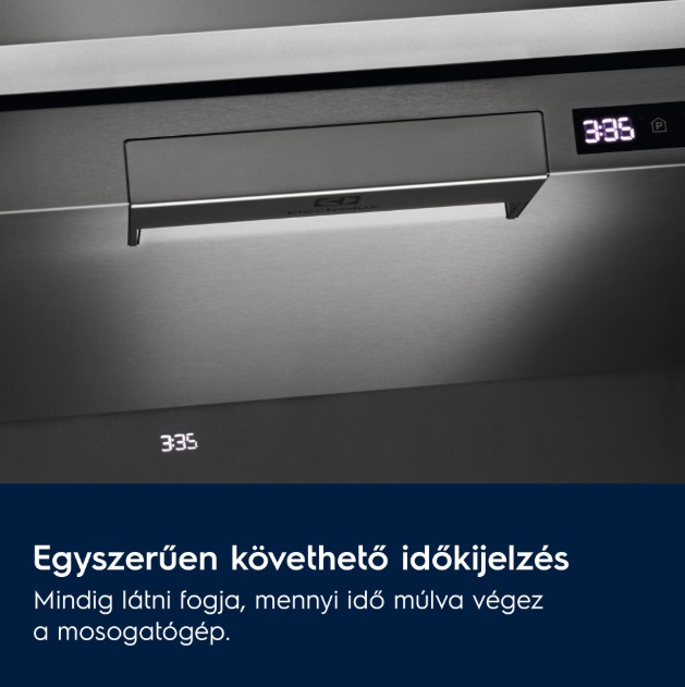 Electrolux EEG88700W teljesen beépíthető mosogatógép, 14 teríték, 3 kosár, automatikus ajtónyitás, inverter motor, 59.6x56x81.8 cm