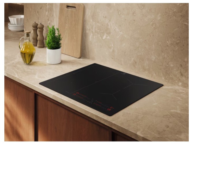 Electrolux EIS62453IT beépíthető indukciós kerámialap, 58x51x4.4 cm, fekete szín 