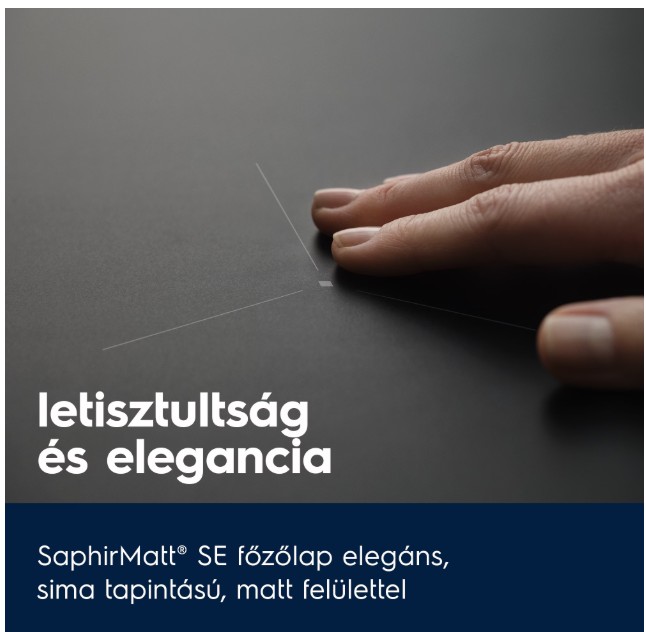 Electrolux EIS62453IT beépíthető indukciós kerámialap, 58x51x4.4 cm, fekete szín 