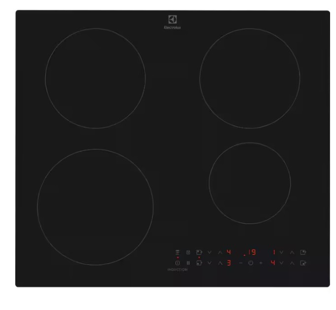 Electrolux EIT60433CT beépíthető indukciós kerámialap, 59x52x4.4 cm, matt fekete szín 