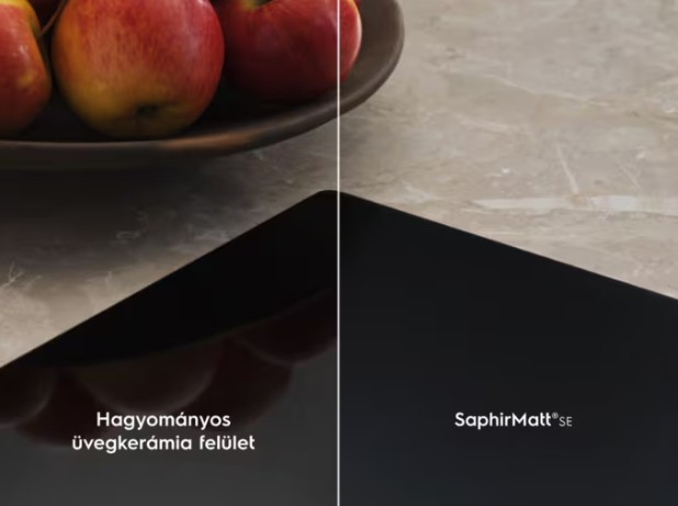 Electrolux EIV63443CT beépíthető indukciós kerámialap, Bridge összekapcsolható főzőzóna, 59x52x4.4 cm, matt fekete szín 