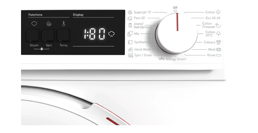 Sharp ES-NFA612DWB-EE elöltöltős mosógép, 6 kg, inverter motor, 60x42x85 cm