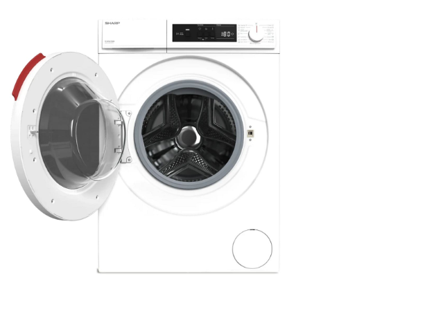 Sharp ES-NFA612DWB-EE elöltöltős mosógép, 6 kg, inverter motor, 60x42x85 cm