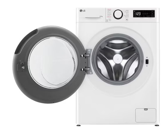 LG F2DR508SWW mosó-szárítógép, 8/5 kg, inverter motor, 60x47.5x85 cm